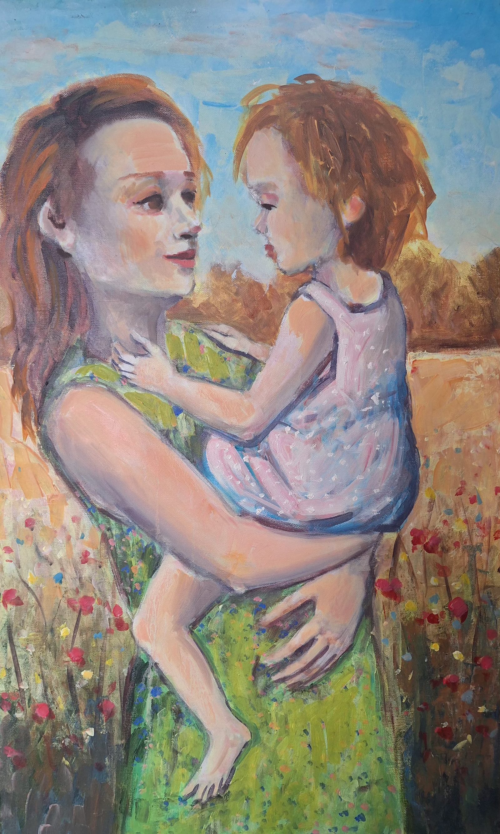 A hug in the meadow — safety and love